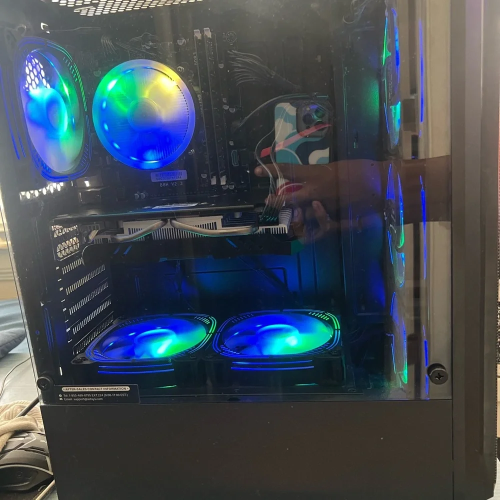 Gaming PC with RGB Lighting